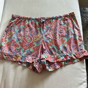 Vera Bradley Multicolor Paisley High Waist Shorts